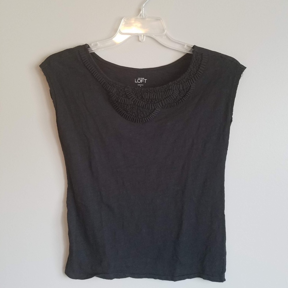 Ann Taylor LOFT Black Shirt